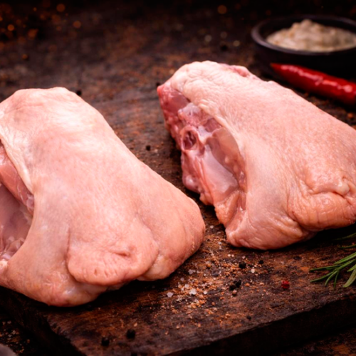 Frozen chicken lower back