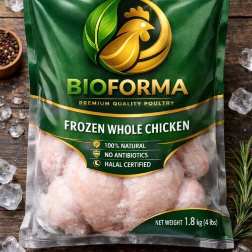 Whole frozen chicken